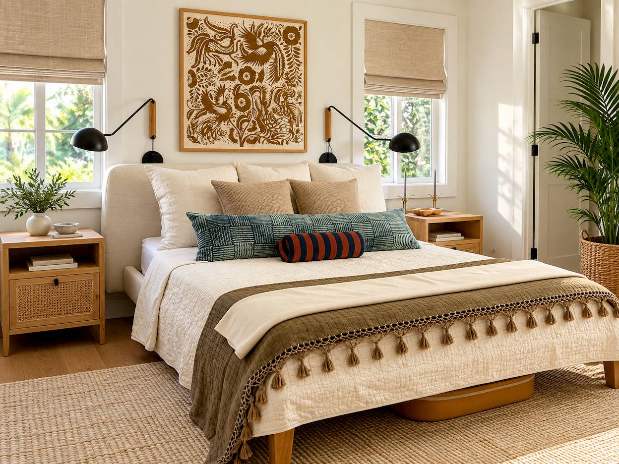 Guest-ready vacation rental bedroom